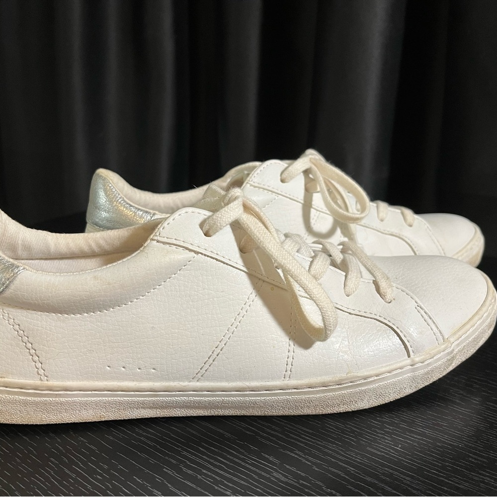 White sneakers